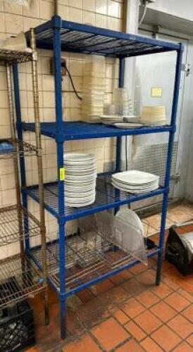 4-TIER WIRE SHELVING UNIT