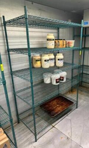 5-TIER WIRE SHELVING UNIT