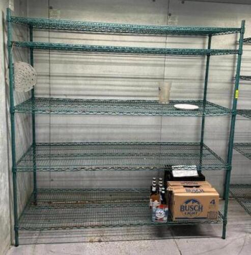 5-TIER WIRE SHELVING UNIT