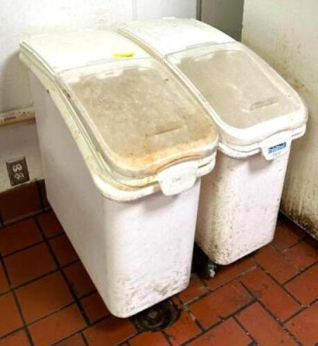 (2) ROLL ABOUT INGREDIENTS BINS