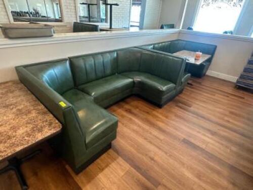 (6) - BOOTH SEATING PIECES