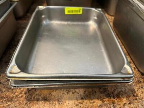 (3) - STAINLESS INSERTS WITHOUT LIDS