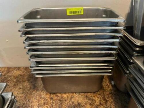(12) - STAINLESS INSERTS WITHOUT LIDS