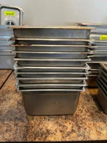 (8) - STAINLESS INSERTS WITHOUT LIDS