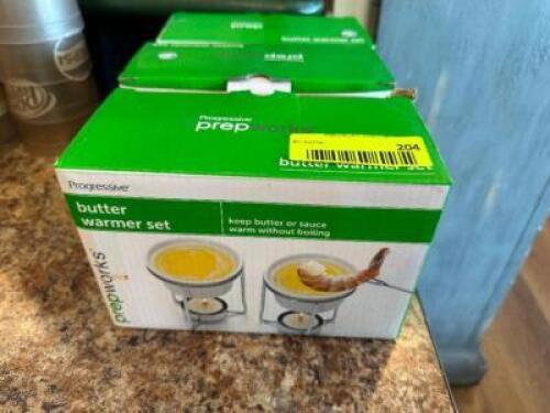 (3) - BUTTER WARMER SETS