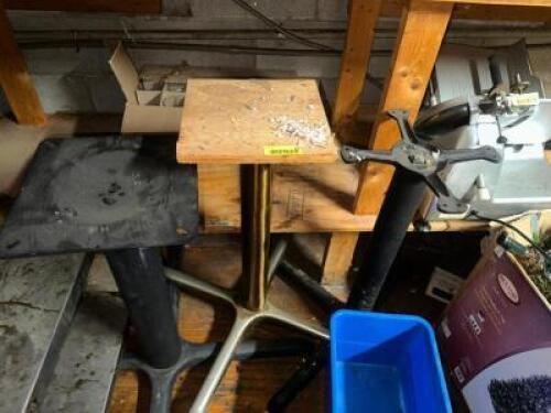 ASSORTED TABLE BASES
