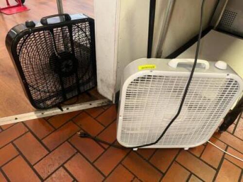 (2) - BOX FANS
