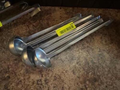(4) - STAINLESS STEEL COMMERCIAL LADLES