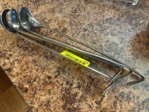 (4) - STAINLESS STEEL COMMERCIAL LADLES