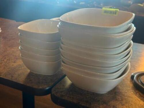 (14) - ASSORTED SOUP BOWLS