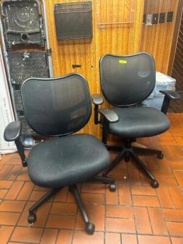 (2) - ROLLING OFFICE CHAIRS