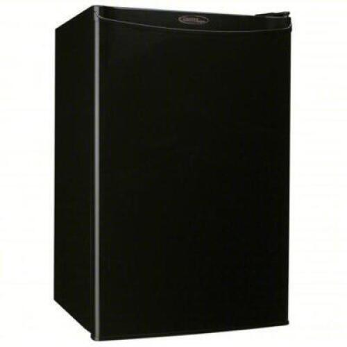 DESCRIPTION: (1) MINI REFRIGERATOR WITH FREEZER SECTION BRAND/MODEL: DANBY #10N666 INFORMATION: BLACK SIZE: 4.4 CU FT RETAIL$: $378.78 EA QTY: 1