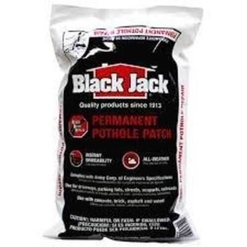 DESCRIPTION: (6) BAGS OF PERMANENT POTHOLE PATCH BRAND/MODEL: BLACK JACK INFORMATION: BLACK SIZE: 50 LBS RETAIL$: $36.24 EA QTY: 6