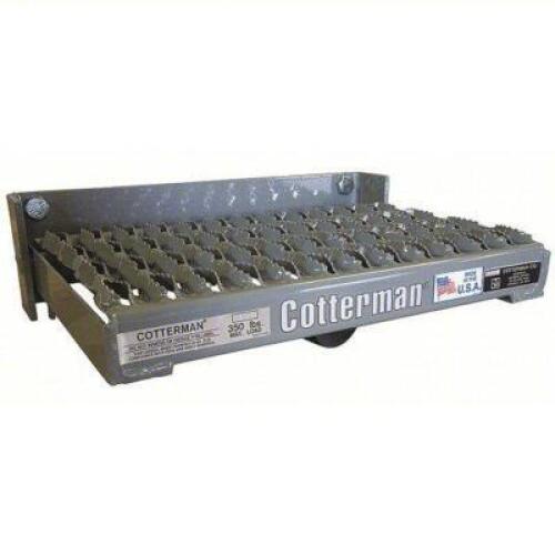 DESCRIPTION: (2) SPRING LOADED FOLD-UP LADDER STEP BRAND/MODEL: COTTERMAN #22P023 INFORMATION: SERRATED, STEEL RETAIL$: $157.51 EA QTY: 2