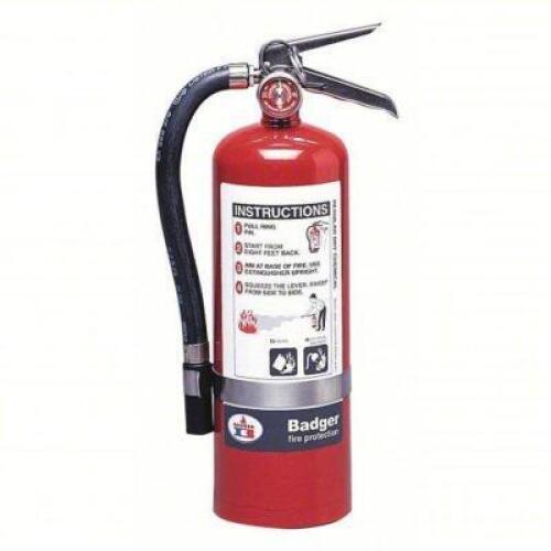 DESCRIPTION: (1) FIRE EXTINGUISHER BRAND/MODEL: BADGER #36MA32 INFORMATION: 40B:C, SODIUM BICARBONATE SIZE: 5.5 LB EXTINGUISHER CAPACITY RETAIL$: $99.