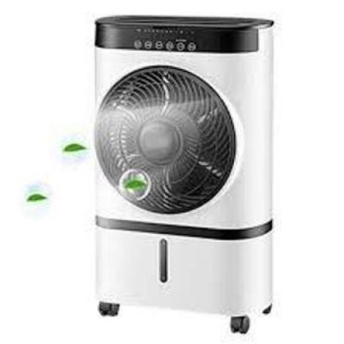 DESCRIPTION: (1) AIR COOLER EVAPORATIVE AIR COOLER BRAND/MODEL: SKONYON #ML-301Y INFORMATION: WHITE, 65 WATTS, 110 V - 60 HZ RETAIL$: $78.99 EA QTY: 1