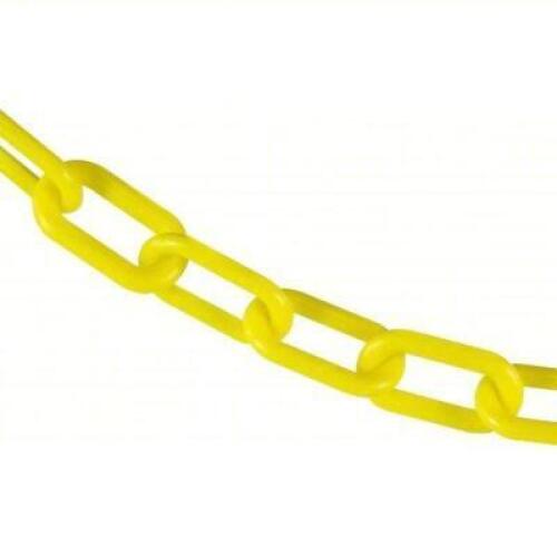 DESCRIPTION: (1) PLASTIC CHAIN BRAND/MODEL: PRODUCT NUMBER #9JD57 INFORMATION: YELLOW, PLASTIC, POLYETHYLENE SIZE: 100' RETAIL$: $92.17 EA QTY: 1