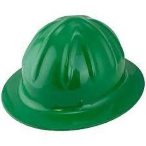 DESCRIPTION: (1) BOX OF APPROX (20) HARD HATS INFORMATION: GREEN, FULL BRIM RETAIL$: $75.00 EA QTY: 1