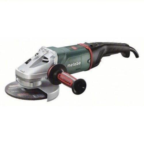 DESCRIPTION: (1) ANGLE GRINDER BRAND/MODEL: METABO #34TE33 INFORMATION: 15 A, 8,450 RPM MAX. SPEED, TRIGGER, ADJ GUARD/LOCK-OFF SWITCH, 7 IN WHEEL DIA