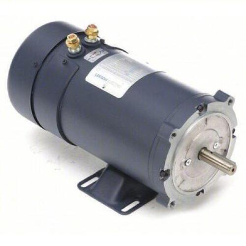 DESCRIPTION: (1) DC PERMANENT MAGNET MOTOR BRAND/MODEL: LEESON #48ZG51 SIZE: 1 HP, 1,800 NAMEPLATE RPM, 56C FRAME, FACE/BASE MOUNTING, 12V DC RETAIL$: