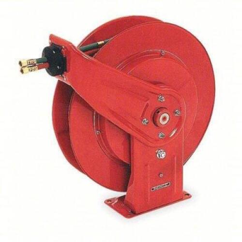 DESCRIPTION: (1) WELDING HOSE REEL BRAND/MODEL: REELCRAFT #5PR84 INFORMATION: RED, 9/16 IN F UNF, 200 PSI MAX OP PRESSURE, ALUMINUM SIZE: 50' RETAIL$: