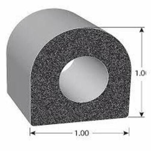 DESCRIPTION: (1) D-SHAPED SEAL BRAND/MODEL: TRIM LOK #48RM53 INFORMATION: SELF-ADHESIVE MOUNTING, STD, EPDM SIZE: 100' X 1" RETAIL$: $338.67 EA QTY: 1