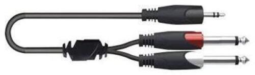DESCRIPTION: (1) CASE OF APPROX (20) AUX CABLES BRAND/MODEL: STELLAR LABS #24-16194 RETAIL$: $7.00 PER CABLE QTY: 1