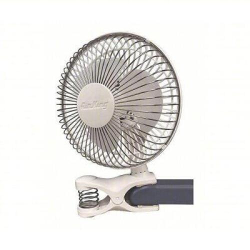 DESCRIPTION: (1) CIRCULATING CLIP ON FAN BRAND/MODEL: AIR KING #6C507E INFORMATION: 2 SPEED SIZE: 6" RETAIL$: $29.64 EA QTY: 1