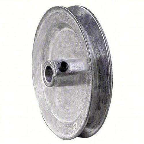 DESCRIPTION: (5) STANDARD V-BELT PULLEY BRAND/MODEL: CONGRESS #3LC16 INFORMATION: 1 GROOVE, 4.5 IN OD, FIXED BORE, 1 IN BORE, FOR 4L/A BELT SECTION RE