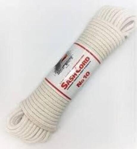 DESCRIPTION: (4) ROLLS OF PREMIUM SASH CORD BRAND/MODEL: CONTINENTAL WESTERN CORPORATION #120015 INFORMATION: HANK SIZE: #8 X 100' RETAIL$: $18.95 EA