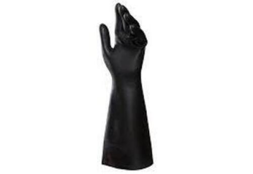 DESCRIPTION: (6) PAIRS OF NEOPRENE CHEMICAL RESISTANT BRAND/MODEL: MAPA #450 INFORMATION: BLACK SIZE: SIZE 8 RETAIL$: $41.00 EA QTY: 6
