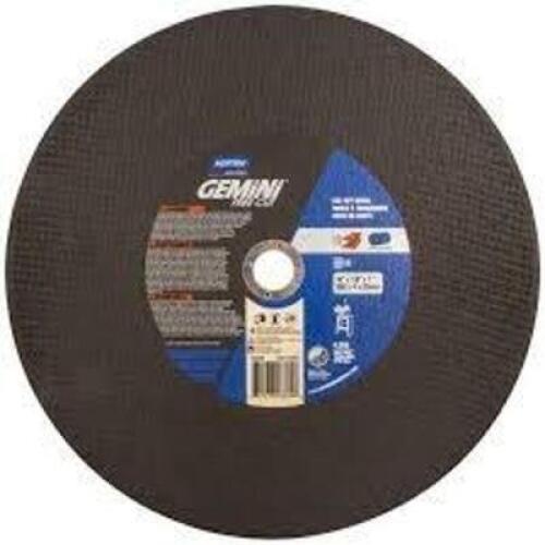 DESCRIPTION: (10) CUT OFF WHEELS BRAND/MODEL: NORTON GEMINI SIZE: 14" X 1/8" X 1" RETAIL$: $17.90 EA QTY: 10