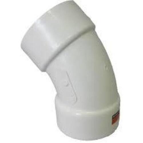 DESCRIPTION: (1) 45 DEGREE LONG ELBOW BRAND/MODEL: IPEX #196011 INFORMATION: WHITE, PVC SIZE: 3" RETAIL$: $35.10 EA QTY: 1