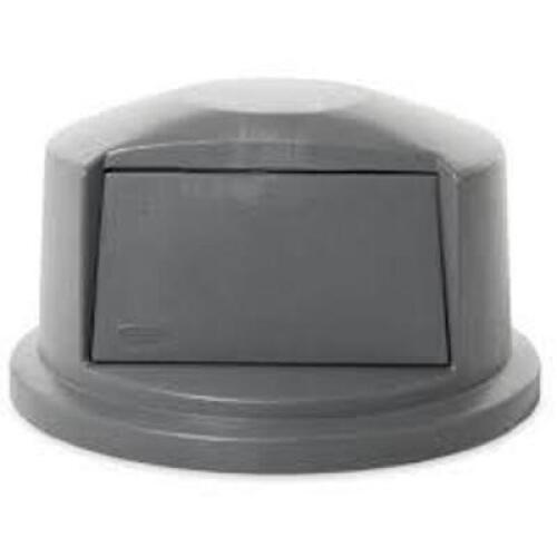 DESCRIPTION: (1) TRASH CAN DOME LID BRAND/MODEL: RUBBERMAID #2657-88 INFORMATION: GREY SIZE: 55 GALLON RETAIL$: $160.00 EA QTY: 1