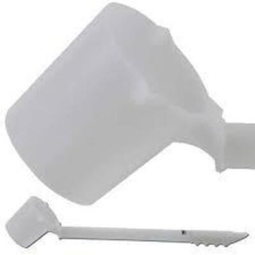 DESCRIPTION: (2) DIPPER WITH HANDLE BRAND/MODEL: GEYER INFORMATION: WHITE RETAIL$: $38.00 EA QTY: 2