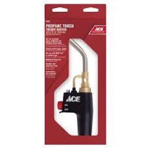 DESCRIPTION: (1) PROPANE TORCH BRAND/MODEL: ACE 26002 INFORMATION: TRIGGER INGNITON RETAIL$: 59.99 QTY: 1