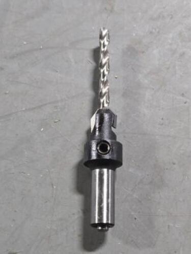 DESCRIPTION: (2) DRILL COUNTERSINK COMBO BRAND/MODEL: WESTWARD 16Y614 SIZE: #8 WOODSCREW RETAIL$: 67.84 QTY: 2