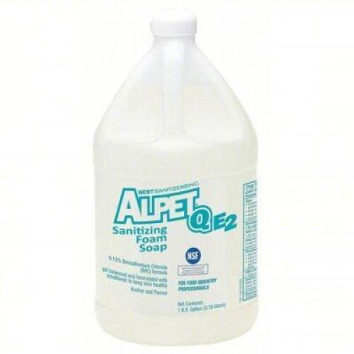 DESCRIPTION: (2) SANITIZING FOAM SOAP BRAND/MODEL: ALPET QE2 SIZE: 1GAL RETAIL$: 47.5 QTY: 2
