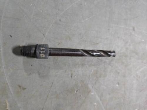 DESCRIPTION: (13) THREADED SHANK DRILL BITS BRAND/MODEL: AV 16W819 SIZE: #11 RETAIL$: 98 QTY: 13