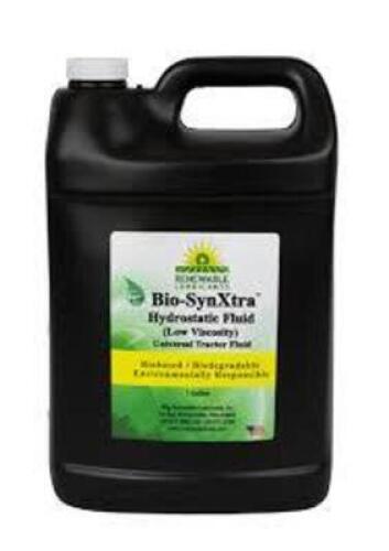 DESCRIPTION: (2) BIO-SYNXTRA HYDROSTATIC FLUID BRAND/MODEL: RENEWABLE LUBRICANTS 81303 SIZE: 1 GAL RETAIL$: 107.98 QTY: 2