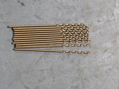 DESCRIPTION: (12) PACKS OF (12) COBALT DRILL BITS BRAND/MODEL: WESTWARD 5PME9 SIZE: #58 RETAIL$: 315.6 QTY: 12