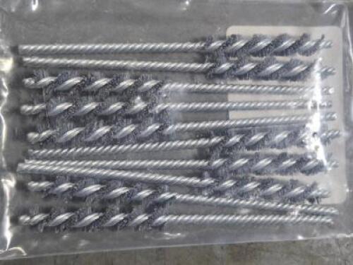 DESCRIPTION: (40) HELICAL POWER TUBE BRUSHES BRAND/MODEL: WEILER 21128 1PAW3 SIZE: 0.375" FILIMENT DIA RETAIL$: 658.8 QTY: 40