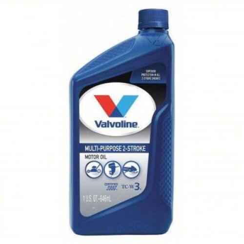 DESCRIPTION: (3) BOTTLES 2-CYCLE ENGINE OIL BRAND/MODEL: VALVOLINE 822384 SIZE: 1QT RETAIL$: 27.9 QTY: 3