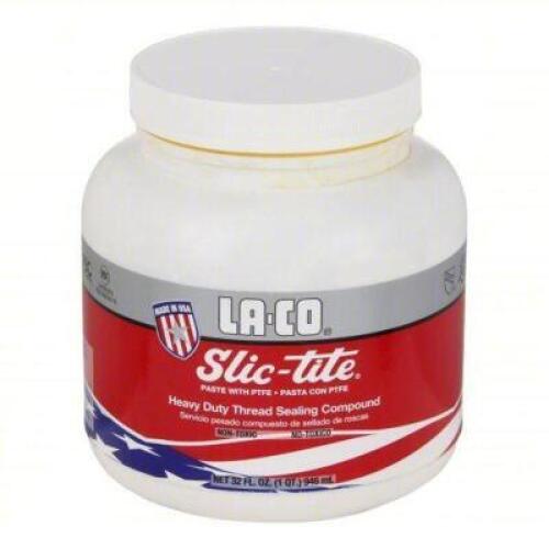 DESCRIPTION: (4) PIPE THREAD SEALANT WITH PFTE BRAND/MODEL: LA-CO 42013 SIZE: 32 OZ RETAIL$: 303.92 QTY: 4