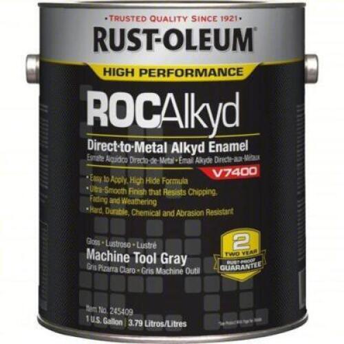 DESCRIPTION: (2) MACHINE TOOL GRAY DTM OIL PAINT BRAND/MODEL: RUST-OLEUM 245409 SIZE: 1 GAL RETAIL$: 271.56 QTY: 2