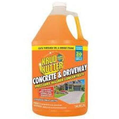 DESCRIPTION: (2) KRUD KUTTER CONCRETE PRESSURE WASHER CONCENTRATE BRAND/MODEL: RUST-OLEUM 385466 SIZE: 1 GAL RETAIL$: 35.68 QTY: 2