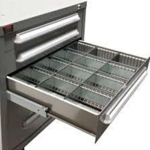 DESCRIPTION: (6) DRAWERS & DIVIDERSBRAND/MODEL: #B11INFORMATION: METAL, GRAYSIZE: 11.1" X 17" X 4.6"QTY: 6