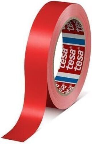 DESCRIPTION: (9) ROLLS OF PVC TAPE BRAND/MODEL: TESA #60404-00000-00 INFORMATION: RED SIZE: 66M X 50MM RETAIL$: $20.40 EA QTY: 9
