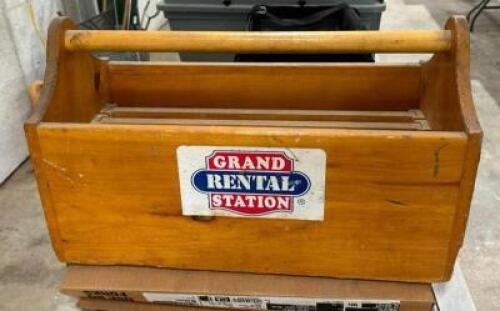 VINTAGE WOOD TOOL BOX