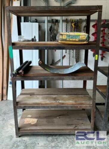 METAL SHELVING UNIT